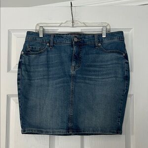 Torrid Blue Denim Skirt